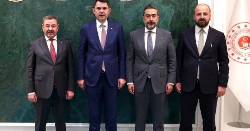 CHP li belediye başkanı, AKP li yöneticilerle birlikte Murat Kurum u ziyaret etti Sözcü Gazetesi