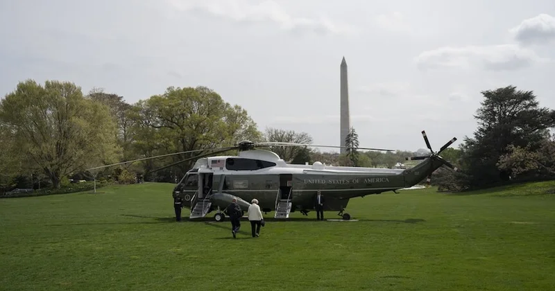 Trump ın helikopteri kalkarken ticari uçuşlar durdurulmadı: FAA güvenlik ihlali soruşturuyor Sözcü Gazetesi