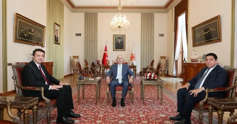 TBMM Başkanı Kurtulmuş, Saadet Partisi Genel Başkanı Mahmut Arıkan’ı kabul etti
