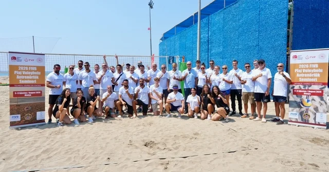 FIVB plaj voleybolu antrenörlük kursu Alanya da başladı Antalya Haberleri Habertürk Yerel Haberler