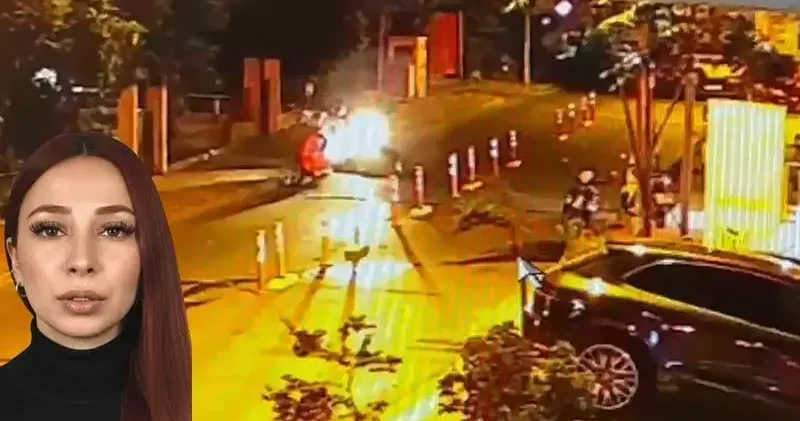 Şişli de 26 yaşındaki Nilda Müge’nin öldürüldüğü silahlı saldırı kamerada