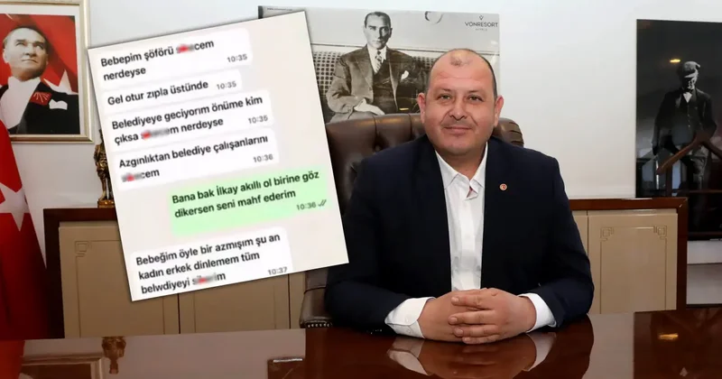CHP uçkura battı! İlkay Çiçek in yasak aşkına iğrenç mesajları ifşa oldu: Tüm belediyeyi..