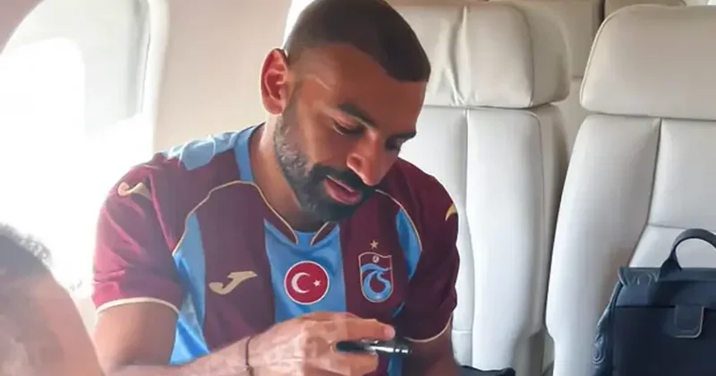 Son dakika: Mohamed Salah, Trabzonspor için İstanbul a geldi