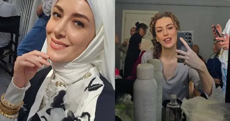 Bahar dizisinin Çağla sını hiç böyle görmediniz! Elit Andaç Çam tesettürlü halini paylaştı