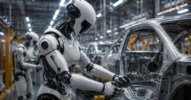Otomobil devi insansı robot üretimi için düğmeye bastı: Ayda 1000 den fazla robot üretecekler Sözcü Gazetesi