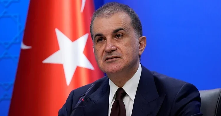 AK Parti Sözcüsü Çelik ten Harem i İbrahim Camii ndeki provokasyona tepki