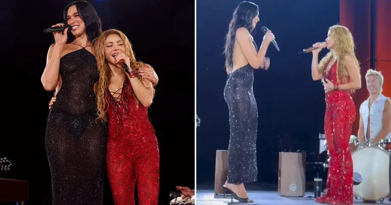 Madrid sahnesinde sürpriz buluşma: Dua Lipa ve Shakira dan düet Sözcü Gazetesi