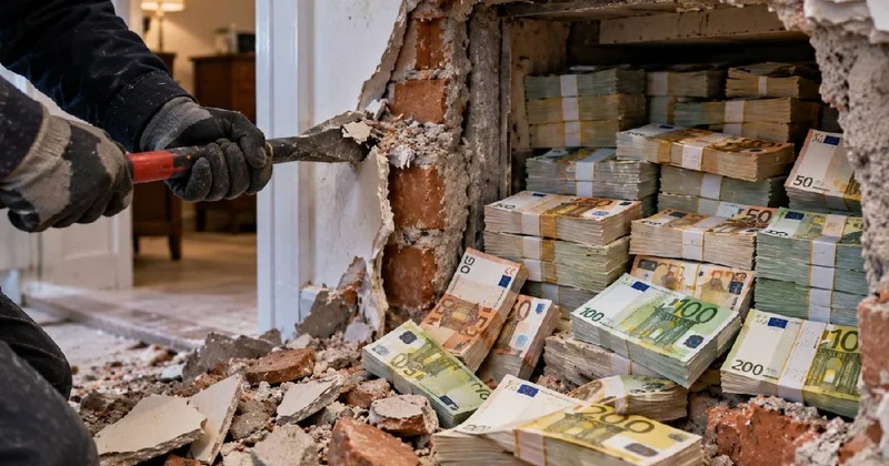 Parasını bankaya değil duvarlara sakladı: Evinden servet çıktı Sözcü Gazetesi