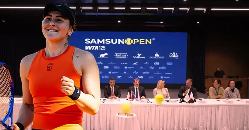 Bianca Andreescu nun yer aldığı Samsun Open WTA 125 Tenis Turnuvası başladı Tenis Haberleri Spor
