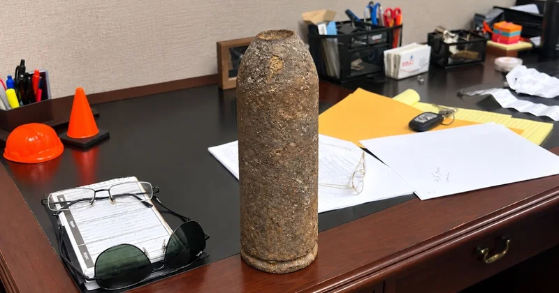 Masada dekor olarak kullandığı cisim patlamamış bomba çıktı Sözcü Gazetesi
