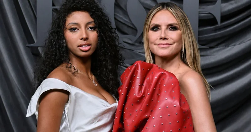 Heidi Klum 16 yaşındaki kızı Lou Samuel ile Paris Moda Haftası nda