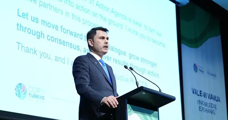 COP31 Başkanı ve Çevre, Şehircilik ve İklim Değişikliği Bakanı Kurum, Fiji de