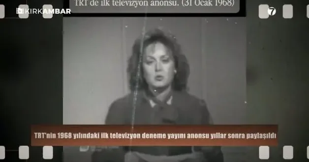 Türkiye de televizyon yayıncılığının başladığı o tarihi anlar yeniden gündemde