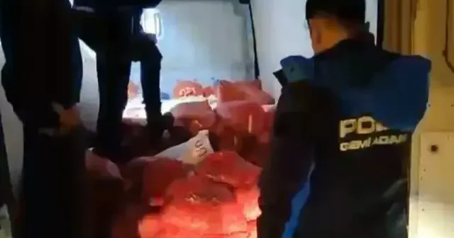 Samsun’da 2,6 ton kaçak midye ele geçirildi VİDEO İZLE