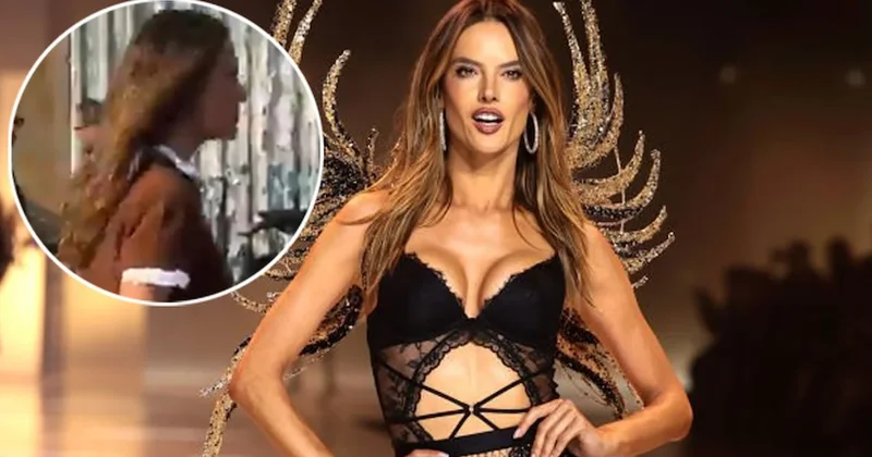 Victoria’s Secret mankeni Alessandra Ambrosio Karaköy sokaklarında... Sözcü Gazetesi