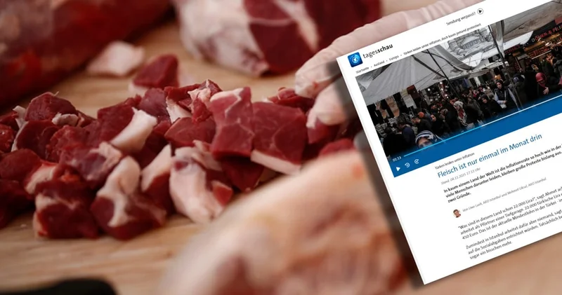 Alman medyasında Türkler kırmızı et yiyemiyor haberi yapıldı