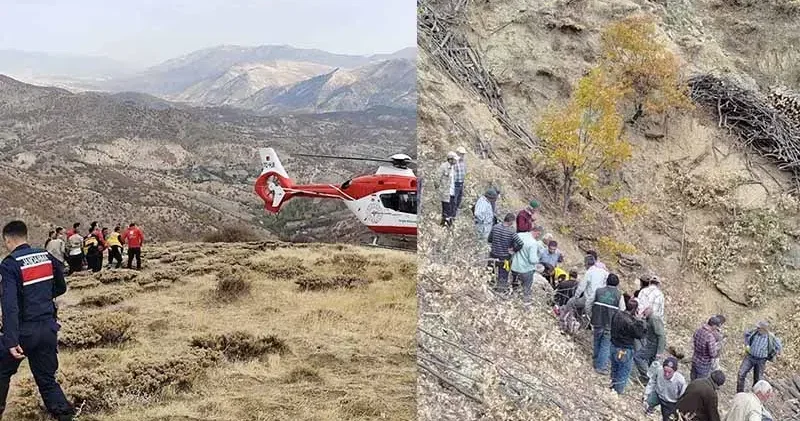 Dağda kalp krizi geçirdi; helikopterle hastaneye kaldırıldı