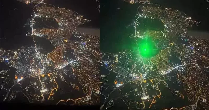 Uçaklara lazer tutanlar 164 bin 613 lira ceza ödeyecek