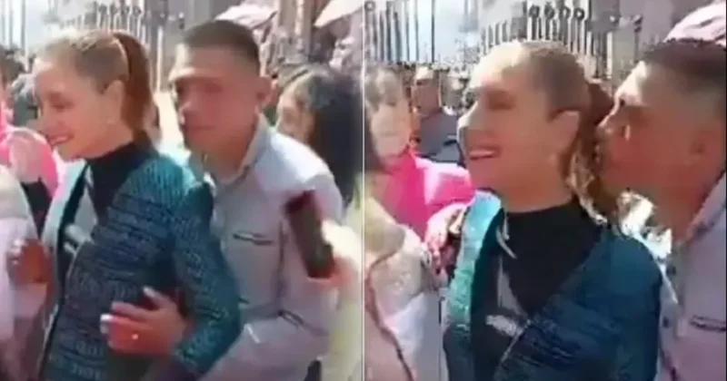 Kadın devlet başkanına sokak ortasında cinsel taciz Sözcü Gazetesi