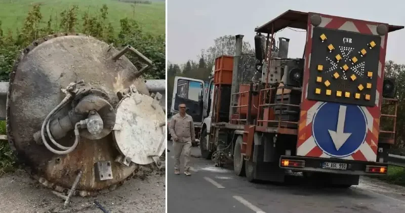 Şerit çizme makinesinin kazanı patladı: 2 işçi yaralandı Sakarya Haberleri