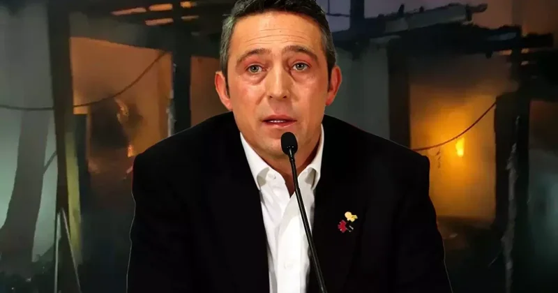 Ali Koç un Aydın daki bağ evinde patlama! Dakikalar içinde küle döndü