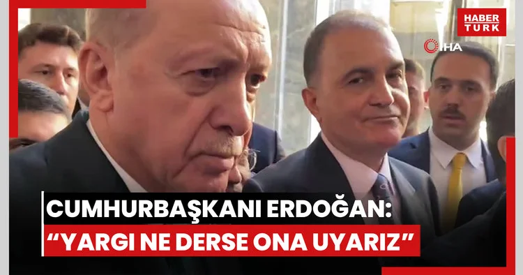 Cumhurbaşkanı Erdoğan: (Demirtaş ın durumu) Bu ülke yargı ülkesidir yargı bu konuda ne derse ona uyarız