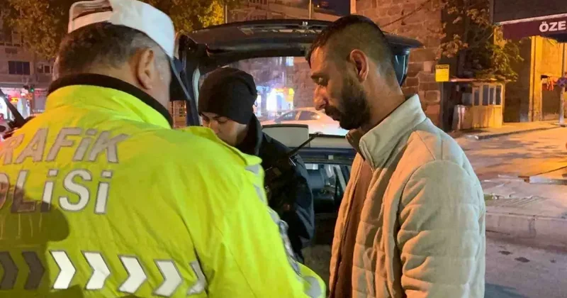 Kayseri de Alkollü Sürücüye Ceza