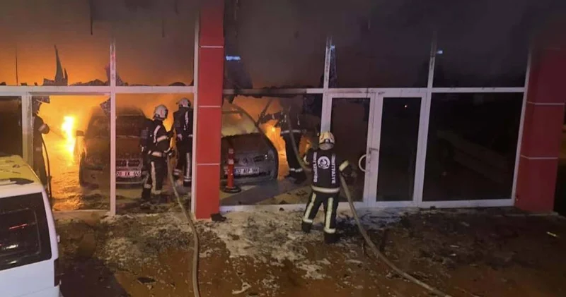 Kuzeni öldürülmüştü: İntikam için oto galeri kundakladı