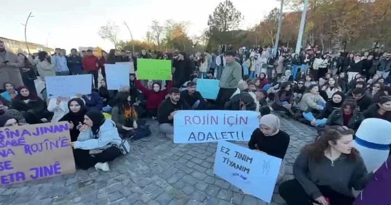 Van da öğrencilerin Rojin eylemine müdahale