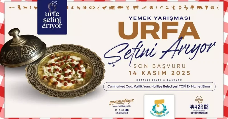 Haliliye Belediyesi’nden lezzet dolu yarışma: “Urfa Şefini Arıyor” başlıyor