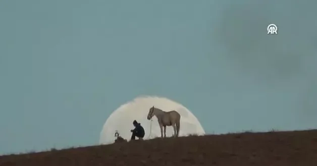 Film sahnesi değil gerçek! O anlar sosyal medyada gündem oldu