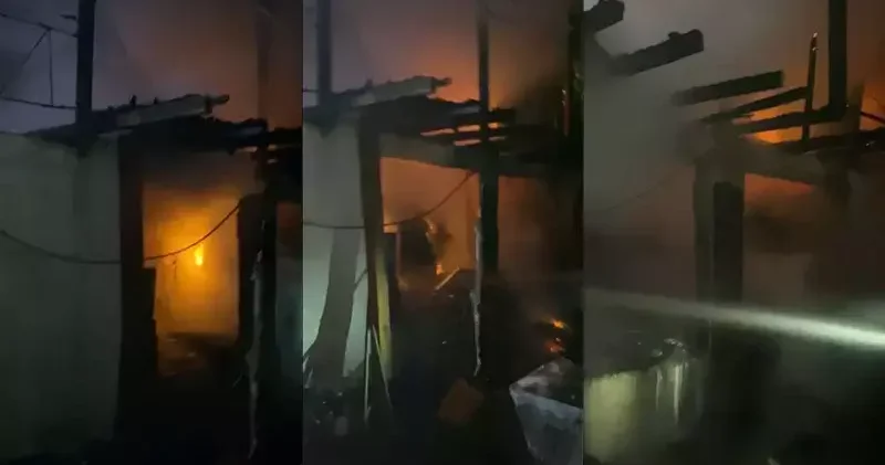 Aydın’da bağ evinde patlama ve ardından yangın