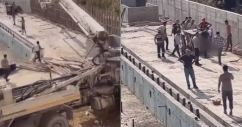 Antalya da iş cinayeti: Üzerine beton mikseri devrilen işçi yaşamını yitirdi!