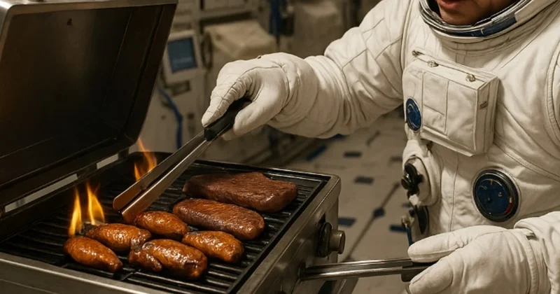 Uzayda mangal dönemini başlattılar: Menüde 190 dan fazla seçenek var Sözcü Gazetesi