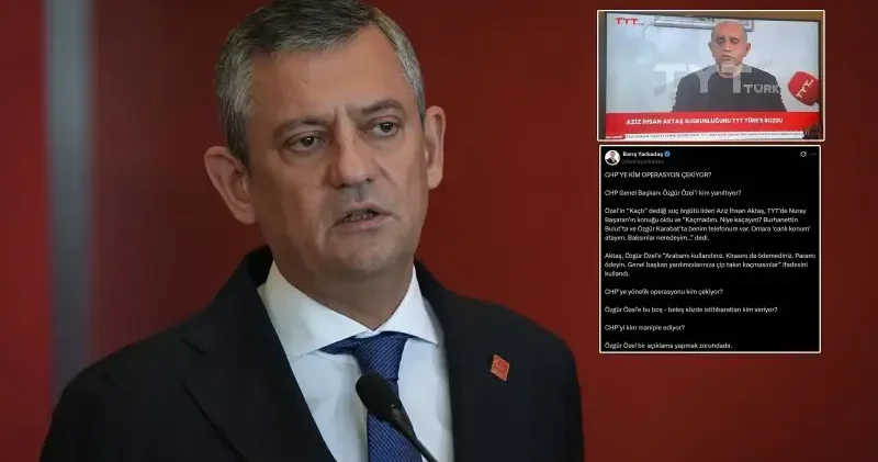 Özgür Özel in yurt dışına kaçtı dediği Aziz İhsan Aktaş tan açıklama: Kaçmadım isterlerse konum atayım Politika Haberleri