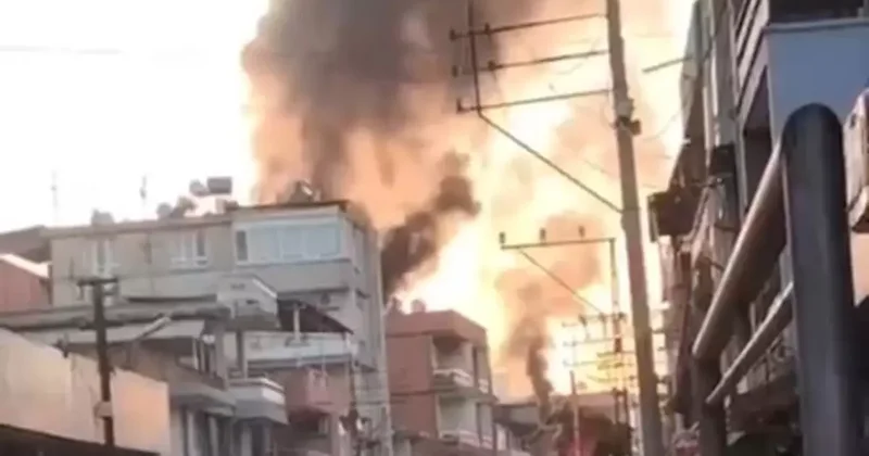 Adana da tekstil atölyesinde yangın çıktı, ekipler müdahale etti