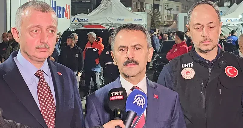 Kocaeli Valisi Aktaş, Gebze’de çöken binaya ilişkin: Sona gelmiş bulunuyoruz