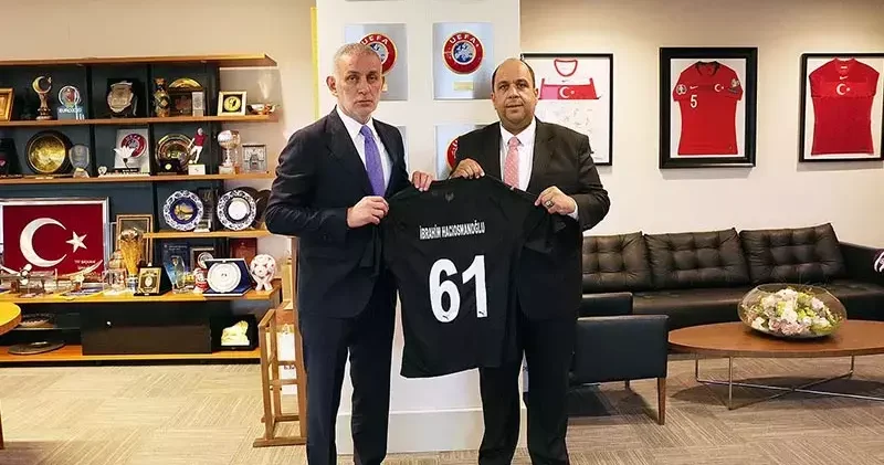 Atakaş Hatayspor Kulübü Başkanı Çakır dan, TFF Başkanı Hacıosmanoğlu’na ziyaret