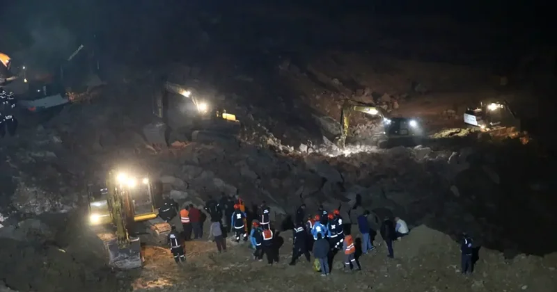 Ordu da taş ocağındaki göçükten 1 işçinin cansız bedeni çıkarıldı