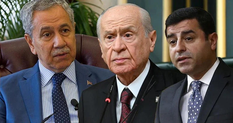 Bülent Arınç tan Bahçeli ye Demirtaş tepkisi: Özür dilenirse hakkımı helal ederim