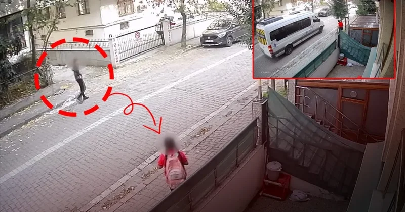 SON DAKİKA: İstanbul Avcılar da korku dolu anlar! Servis bekleyen çocuğu dakikalarca takip etti! Annesi gelince...