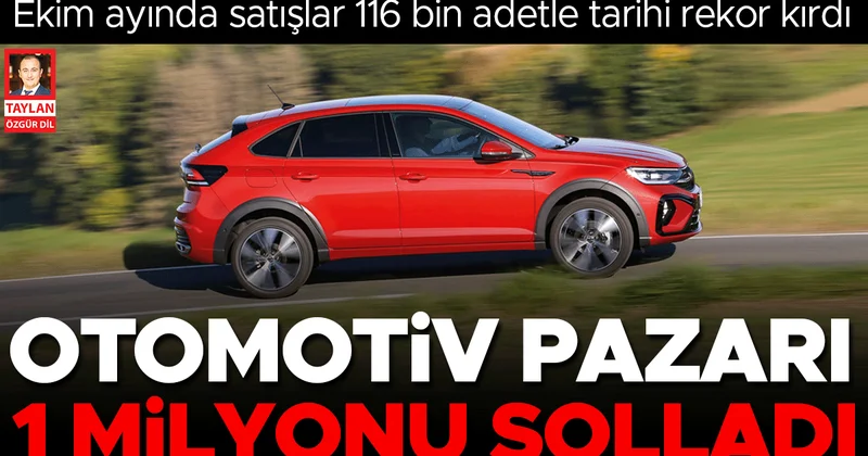 Otomotiv pazarı 1 milyonu solladı