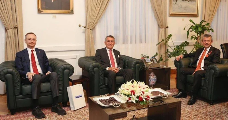 TÜSİAD dan Özgür Özel ve AKP li Ala ya ziyaret