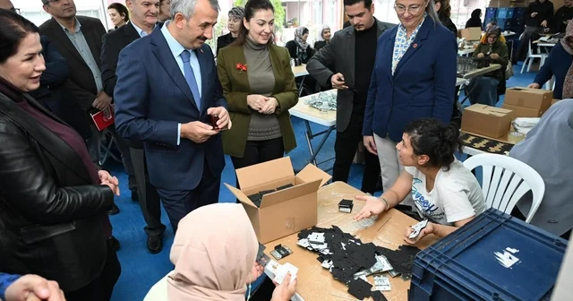 Edirne Valisi Sezer, üretim atölyesini ziyaret etti Edirne Haberleri