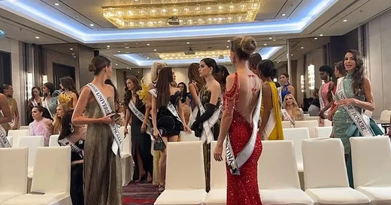 Kainatın en güzel kadını salonu apar topar terk etti Sözcü Gazetesi