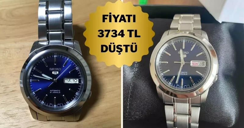 Yılların eskitemediği Seiko 5 kol saatinde Gülümseten Kasım fırsatını kaçırmayın!