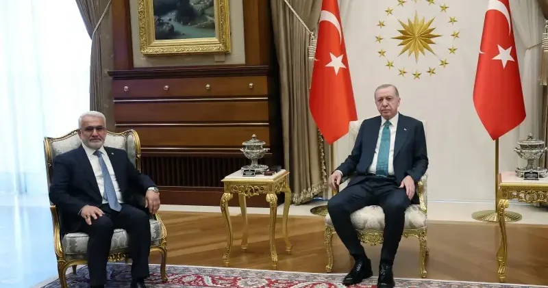 Cumhurbaşkanı Erdoğan HÜDA PAR Genel Başkanı Yapıcıoğlu nu kabul etti Gündem Haberleri
