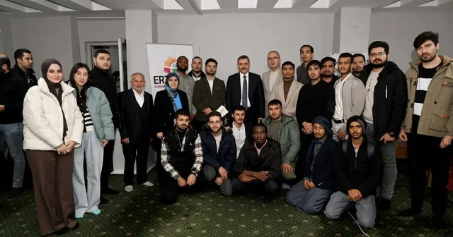 Vali Çiftçi, Uluslararası öğrencilerle biraraya geldi Erzurum Haberleri