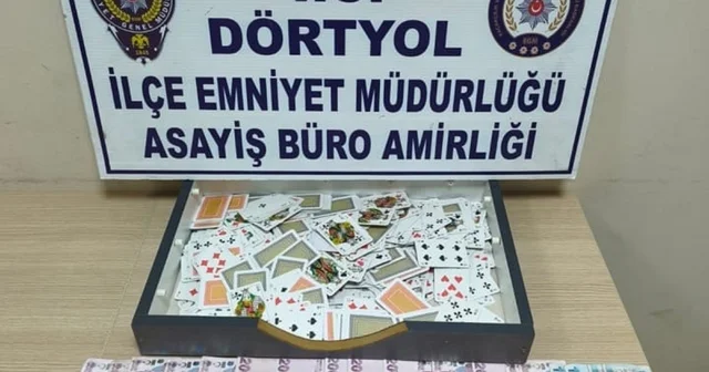 Hatay da kumar baskını: 10 kişiye ceza yağdı Hatay Haberleri