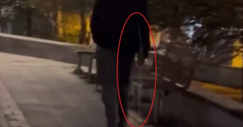 Bıçakla parktakileri korkuttu; gözaltına alındı Sözcü Gazetesi